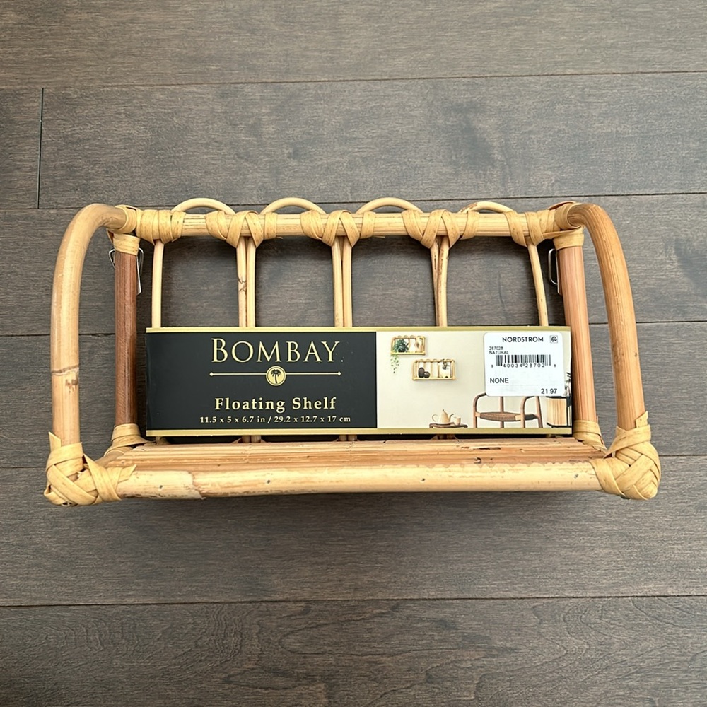 Bombay Natural Bamboo Floating Shelf